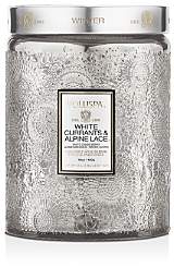White Currants & Alpine Lace Large Glass Candle - 100% Exclusive