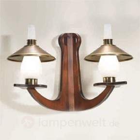 Zweiflammige Wandleuchte Marea