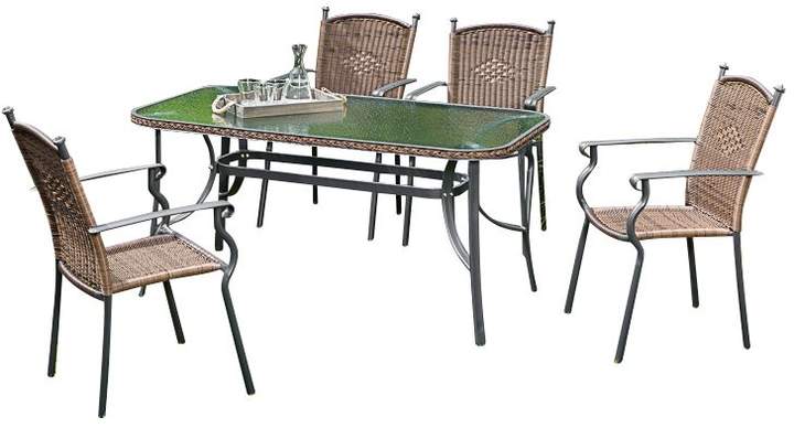 Merxx Gartenessgruppe Roma I (5-teilig)