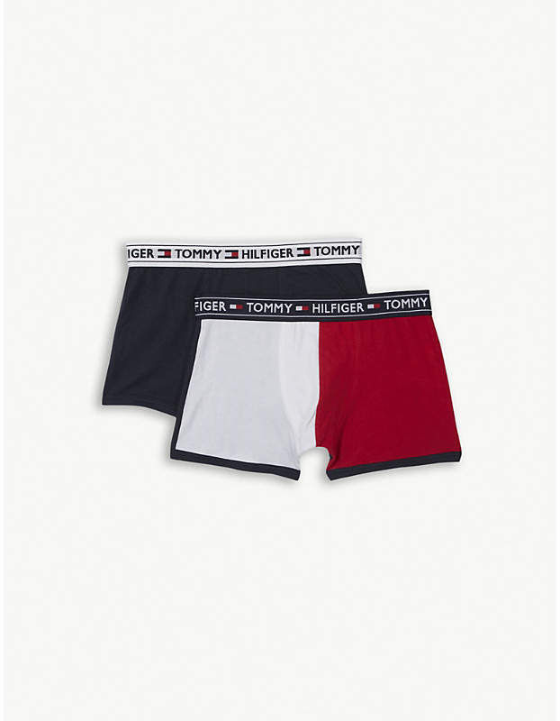 Logo cotton-blend boxers 4-16 years