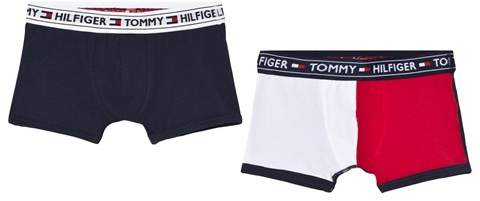Pack of 2 Navy and Flag Branded Boxers