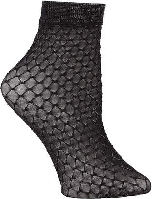Emilio Cavallini Metallic Double Net Socks Emilio Cavallini Metallic Double Net Socks