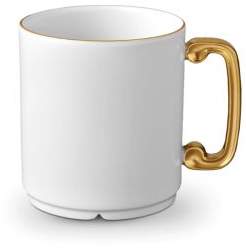 Han 24k Gold-Trimmed Porcelain Mug