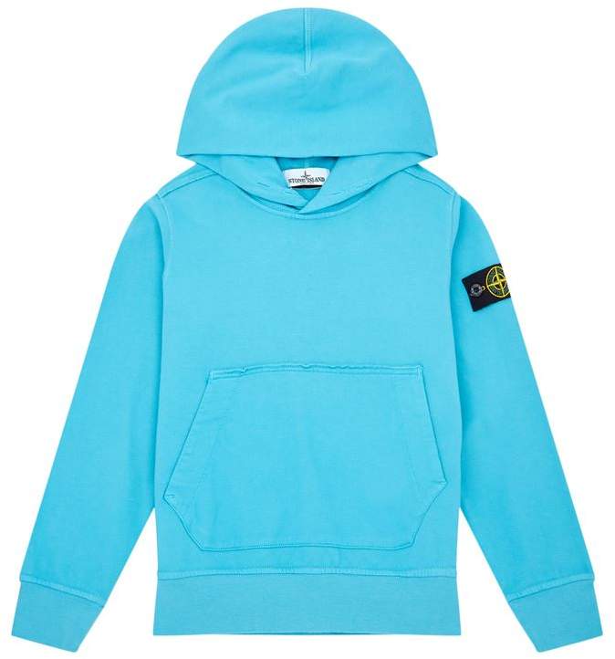 Cotton Logo Patch Hoodie