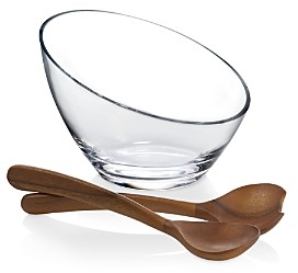 Luna Glass Bowl With Servers - 100% Exclusive