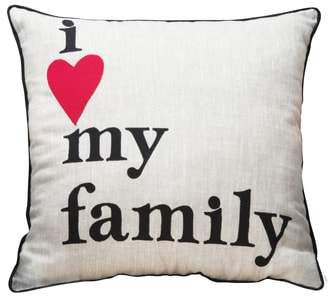Glory Haus I Love My Family Accent Pillow