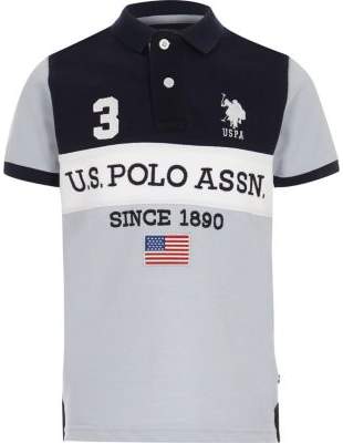 Boys Navy U.S. Polo Assn. polo shirt