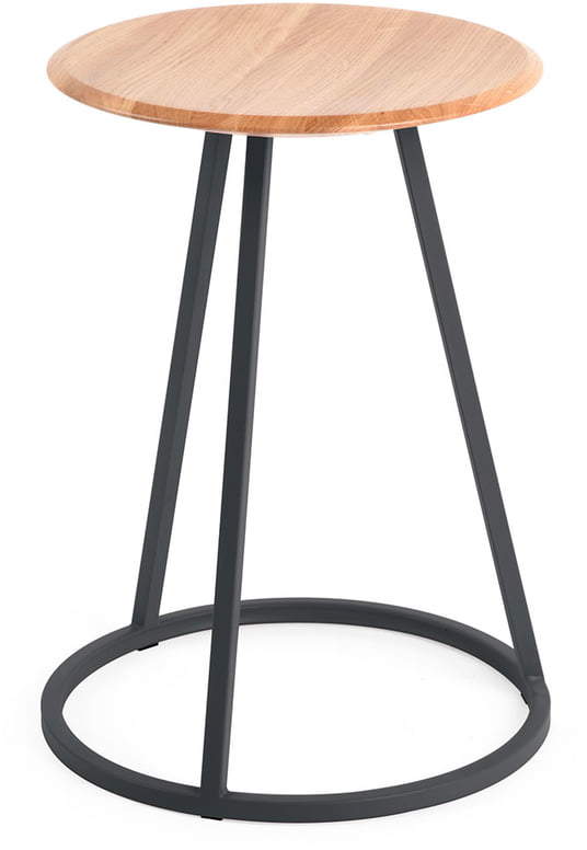 Hartô - Petit Gustave Hocker, anthrazitgrau (RAL 7016)