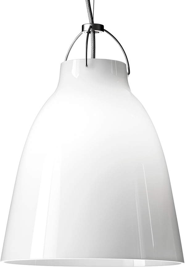 Caravaggio P1 Pendelleuchte, opal