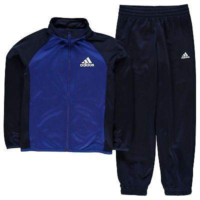 Kids Boy Entry Tracksuit Junior Poly Long Sleeve Track Jacket Top Bottoms