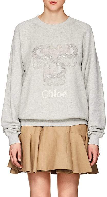 WOMEN'S COTTON TERRY SWEATSHIRT