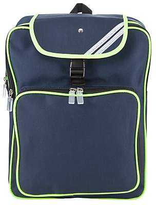 Unbranded Junior Reflective Backpack, Navy