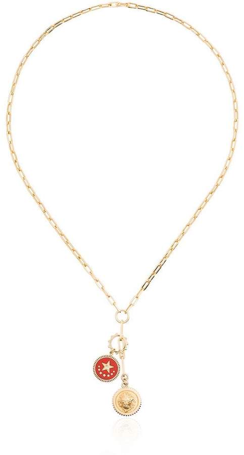 Foundrae 18k gold Strength belcher chain necklace with diamond