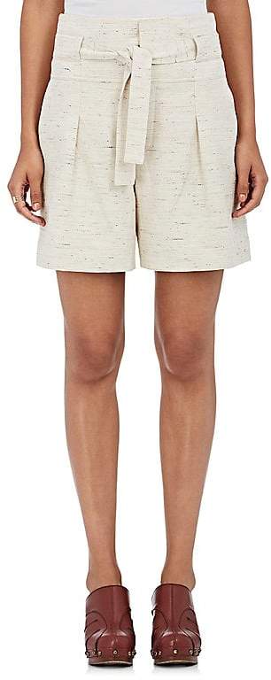 Women's Donegal-Effect Cotton-Blend Shorts