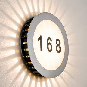 LED-Hausnummernleuchte Sun IP44
