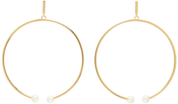 Gold Darcey Hoop Earrings