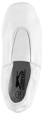 Kids Leather Gym Pump Shoes Sports Running Training Stretch Panelling