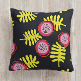 Funny Little Flowers Square Pillow