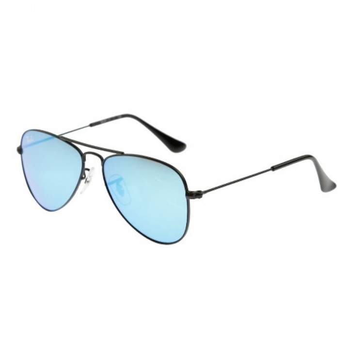 Ray-BanBlack & Blue Mirror Aviator Sunglasses