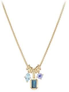 Novella Mixed Gemstone Pendant Necklace