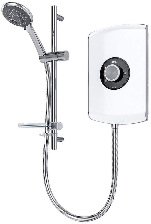 Amore 8.5kw Electric Shower - White Gloss