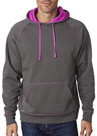 J America Adult Adult Shadow Fleece Pullover Hood JA8883