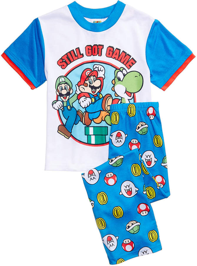 Nintendo's Mario Brothers 2-Pc. Still Got Game Pajama Set, Little Boys & Big Boys