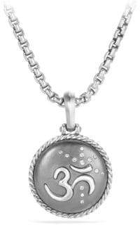 Cable Collectibles Om Amulet with Diamonds