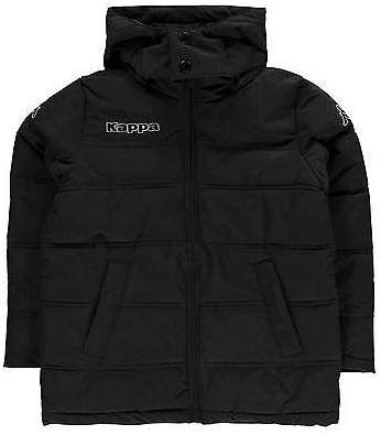 Kids Seddo Jacket Top Coat Junior Boys Long Sleeve Quilted Detachable Hood