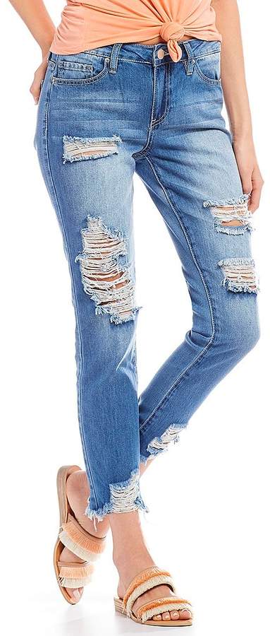YMI Jeanswear Dream Mid-Rise Ankle Jeans