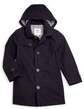Toddler's, Little Boy's & Boy's Hooded Trench Coat