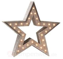 Stimmungsvoller LED-Stern Roma 37 cm