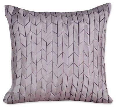 Judith Ripka Silk Twist Throw Pillow in Purple