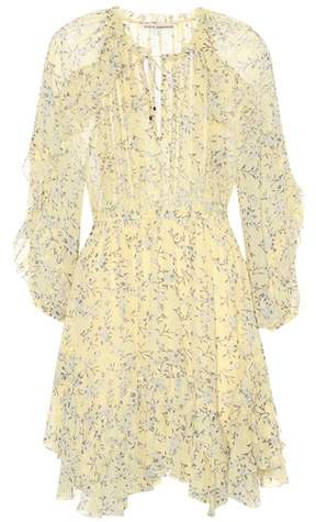 Bedrucktes Kleid Alissa aus Seide