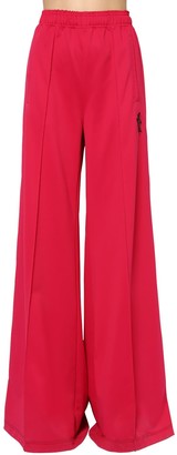Marni TECHNO JERSEY WIDE LEG PANTS