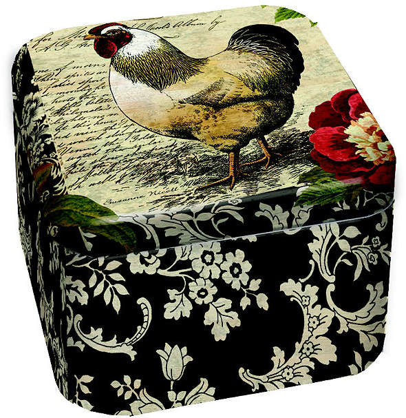 LANG French Rooster 9 Oz Tin Candle