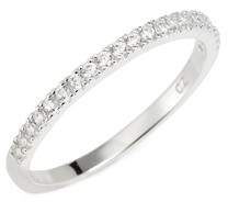 Pave Half Eternity Ring