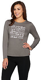 Give Love Long Sleeve Knit T-Shirt