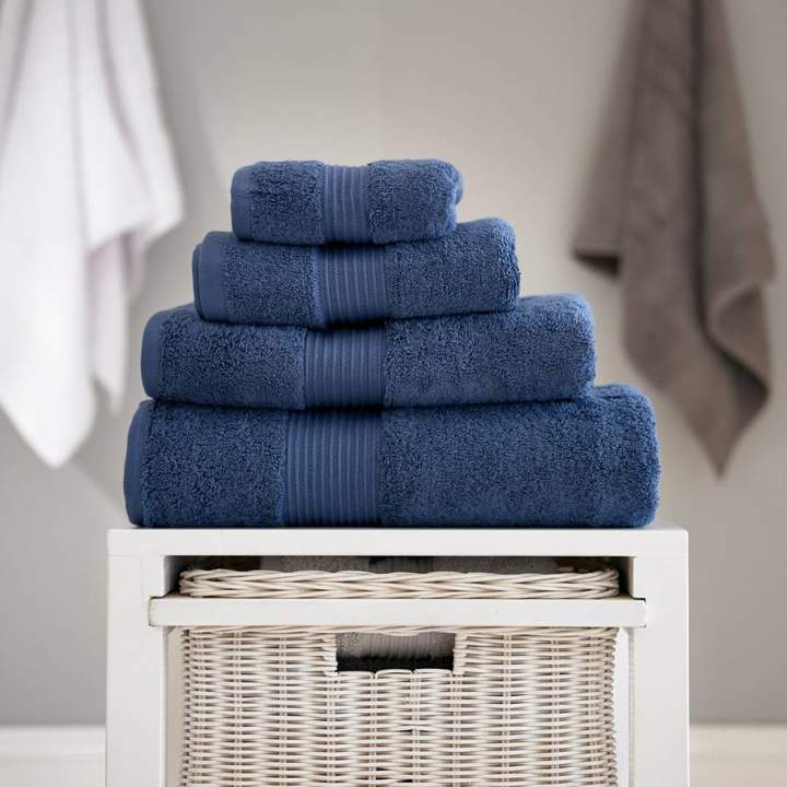 Pima Cotton Bath Towel Denim
