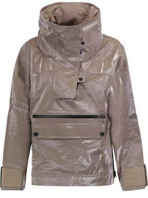 Hooded Coated-Shell Jacket