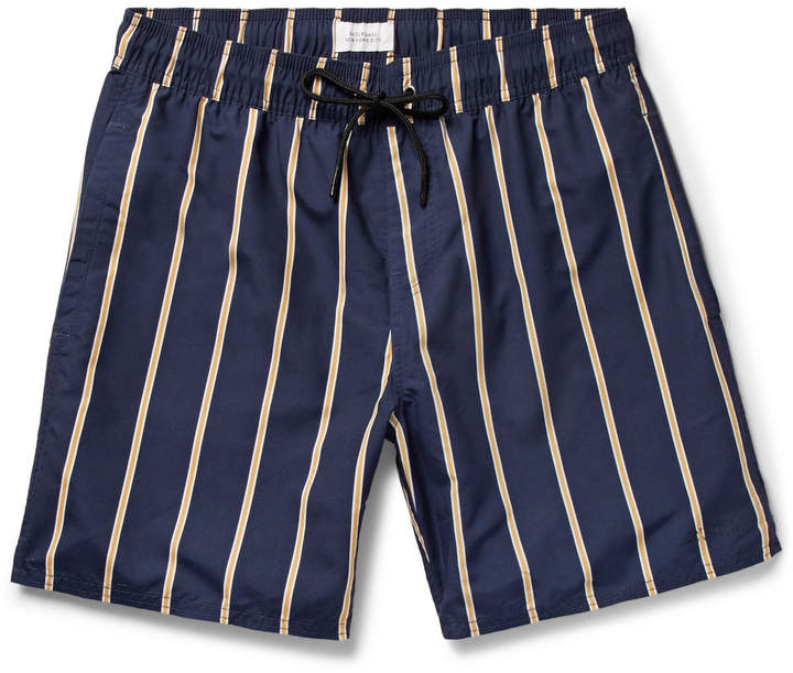Timothy Mid-Length Striped Swim Shorts