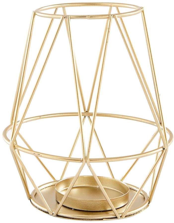 Gold Single Tealight Holder - Small