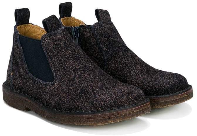 speckled chelsea boots