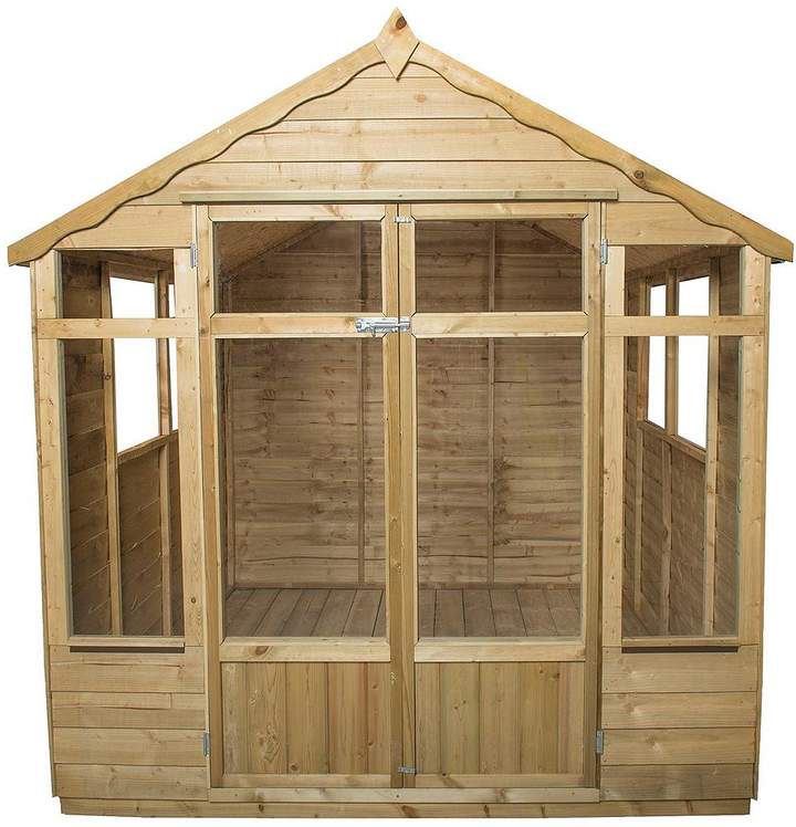 FOREST 7x7ft Oakley Overlap Pressure Treated Summerhouse