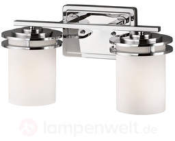 LED-Wandleuchte Hendrik in polierter Chromoptik