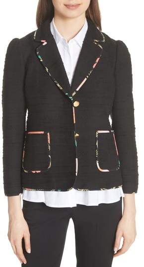 Blossom Trim Tweed Jacket