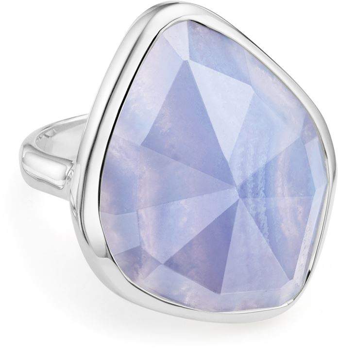 Siren Nugget Blue Lace Agate Cocktail Ring