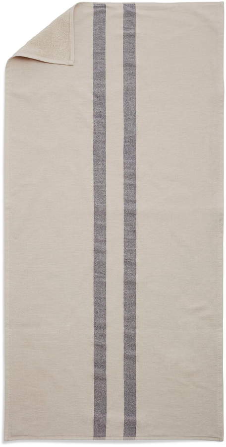 Skagerak - Stripes Towel Badetuch, 70 x 140 cm, cream / dark blue