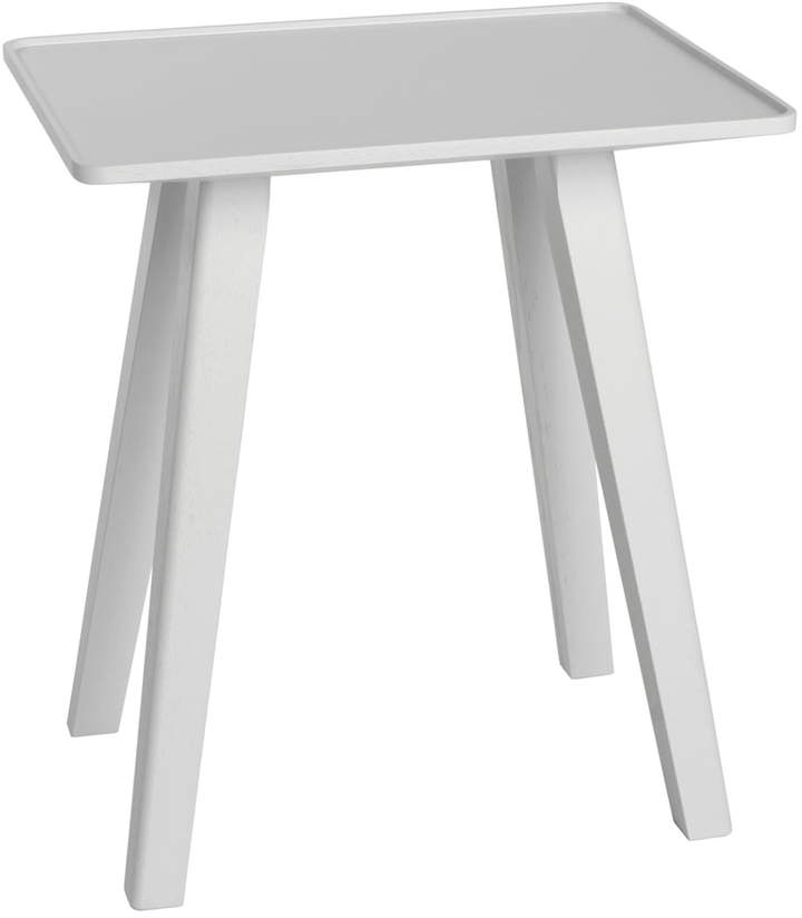 Schönbuch - Nini Hocker & Beistelltisch, Eiche Schneeweiß (RAL 9016)