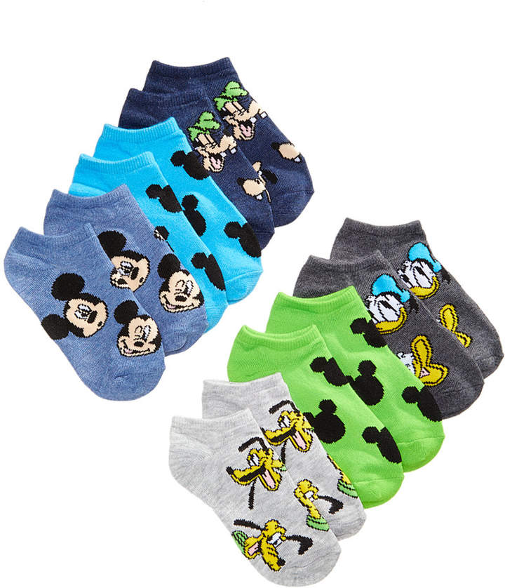 Disney's Mickey Mouse 6-Pk. Graphic-Print Socks, Little Boys & Big Boys